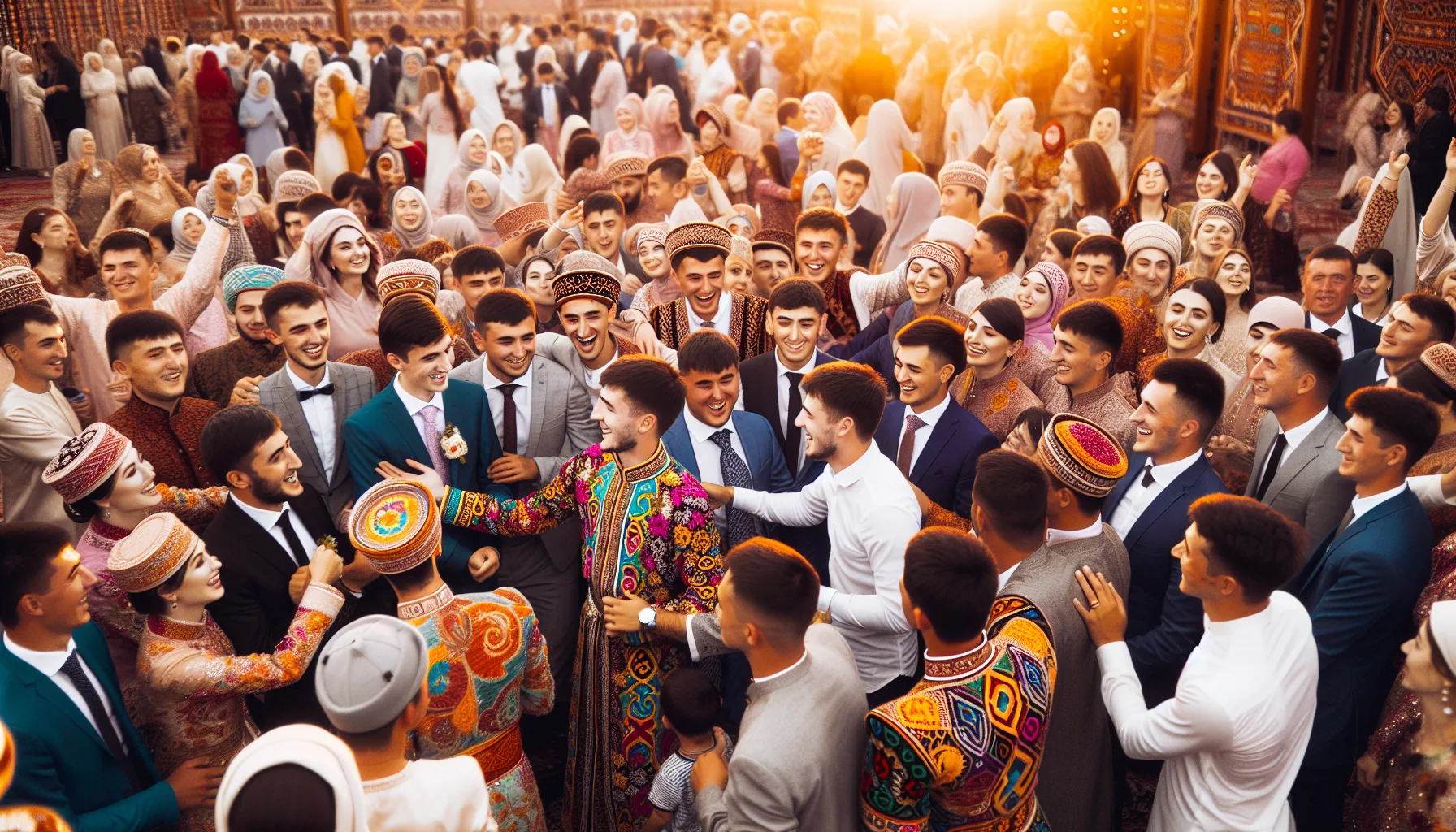 Ceremonie de mariage traditionnelle au Kazakhstan