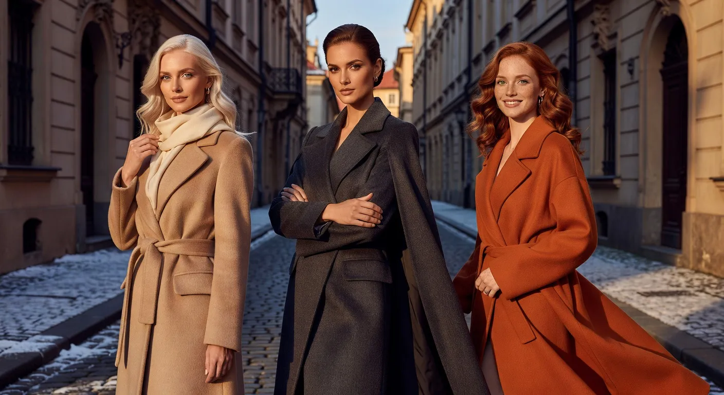 Portrait d'une femme slave élégante dans un cadre urbain européen