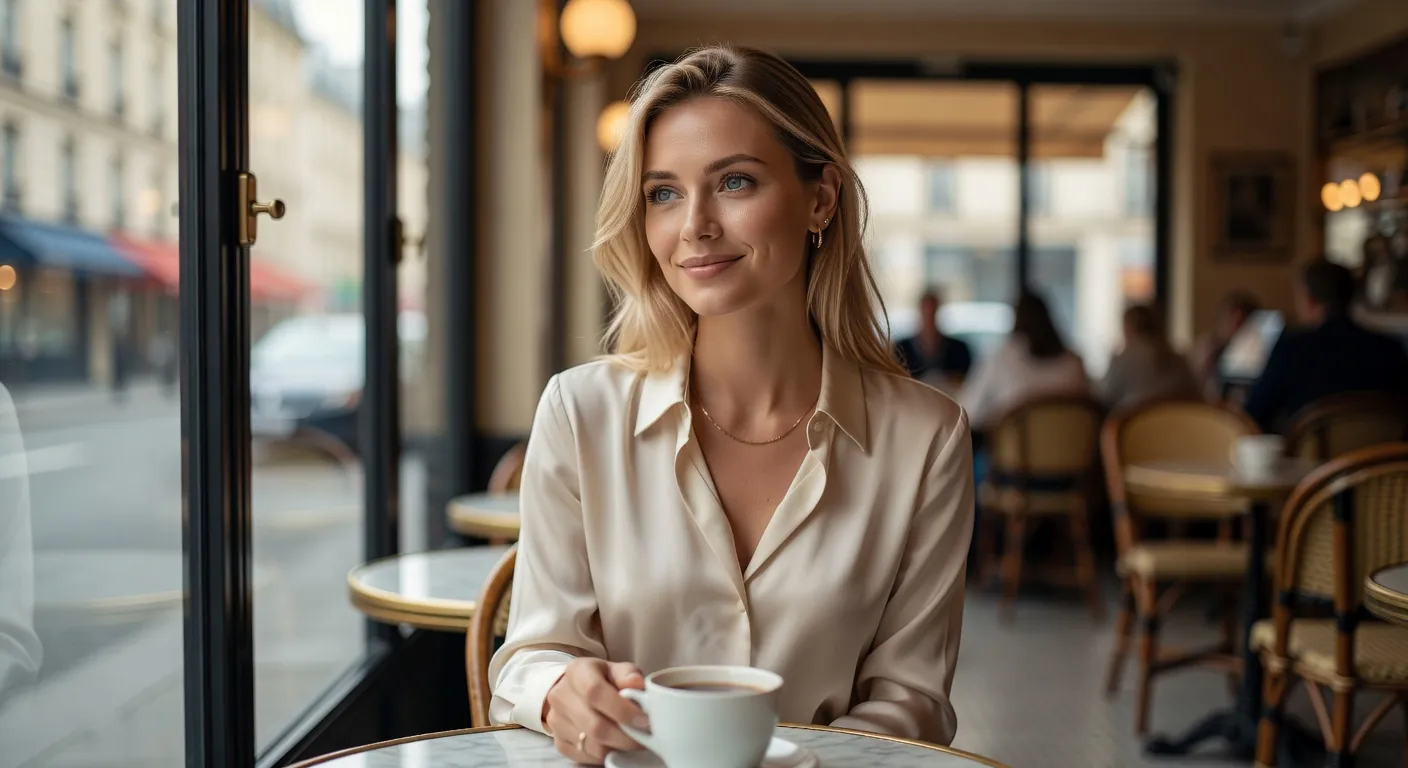Femme ukrainienne souriante cherchant une relation sérieuse avec un homme occidental